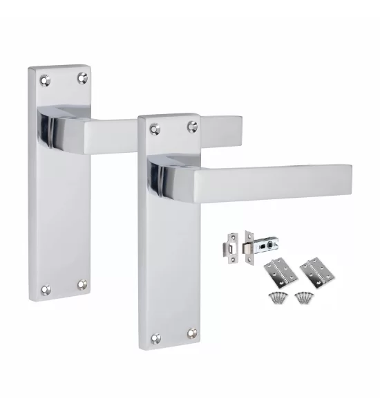 Golden Grace 1 Set of Victorian Straight Delta Handle Latch Door